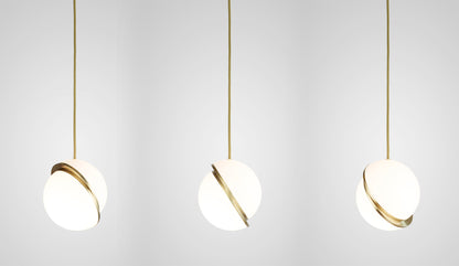 Lee Broom Mini Crescent Pendant group