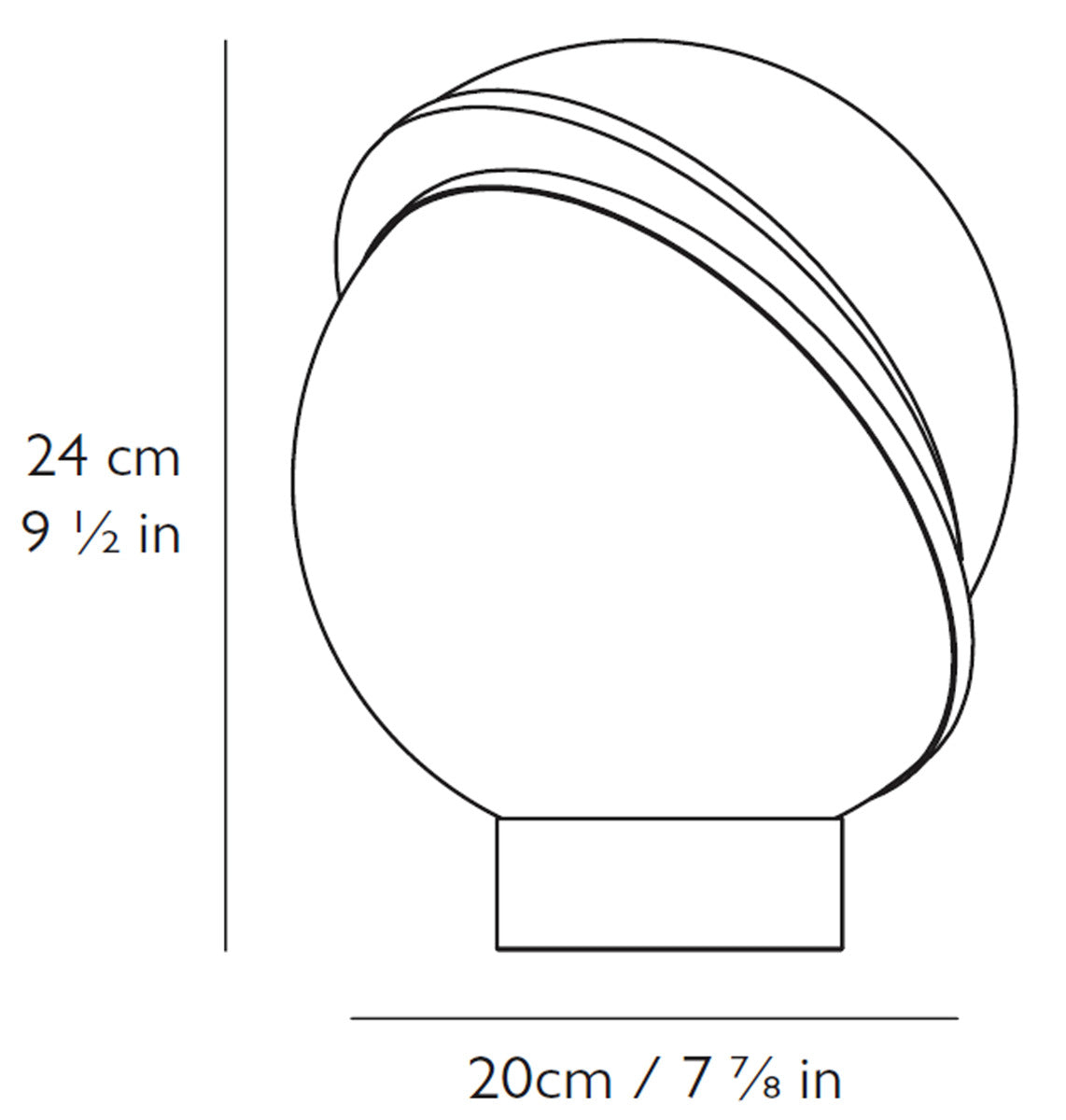 Lee Broom Mini Crescent table sketch