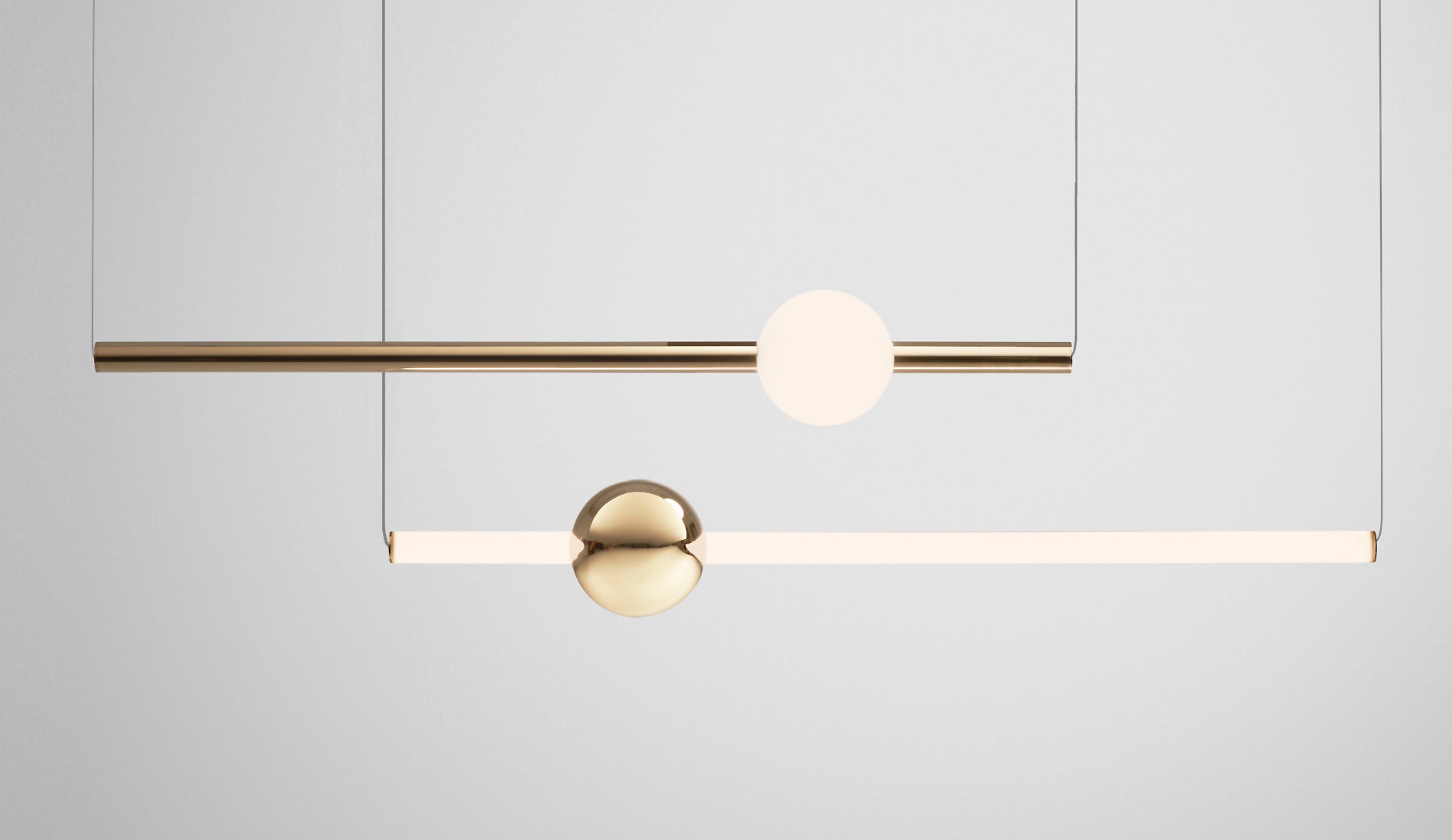 lee broom orion globe light gold group