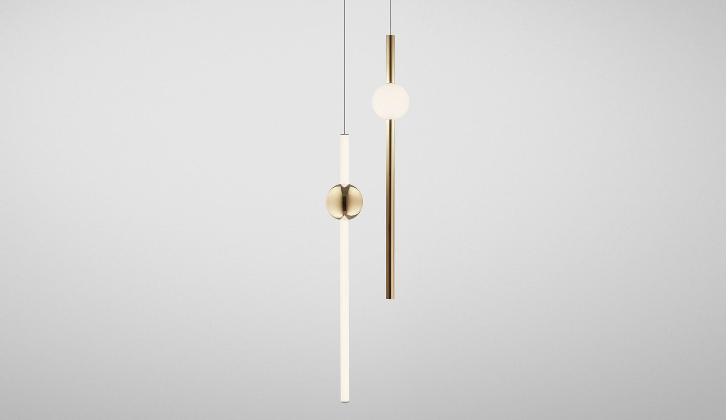 lee broom orion tube light gold group