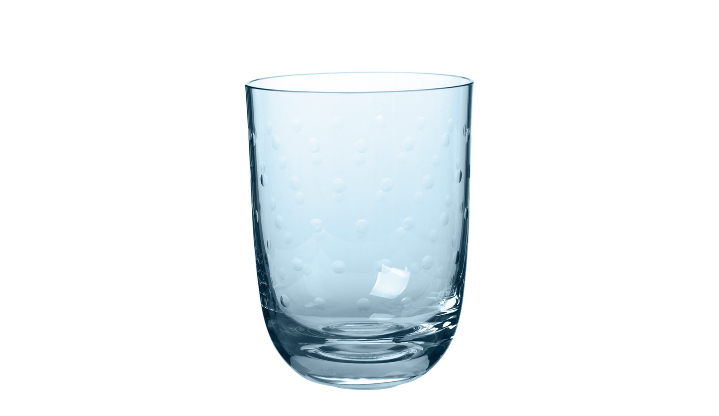 Louise Roe Crystal Soda Glas | Blau