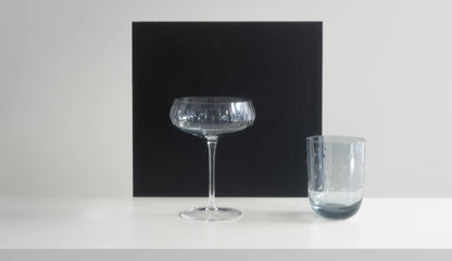 Louise Roe Crystal Soda Glas | Blau Mood