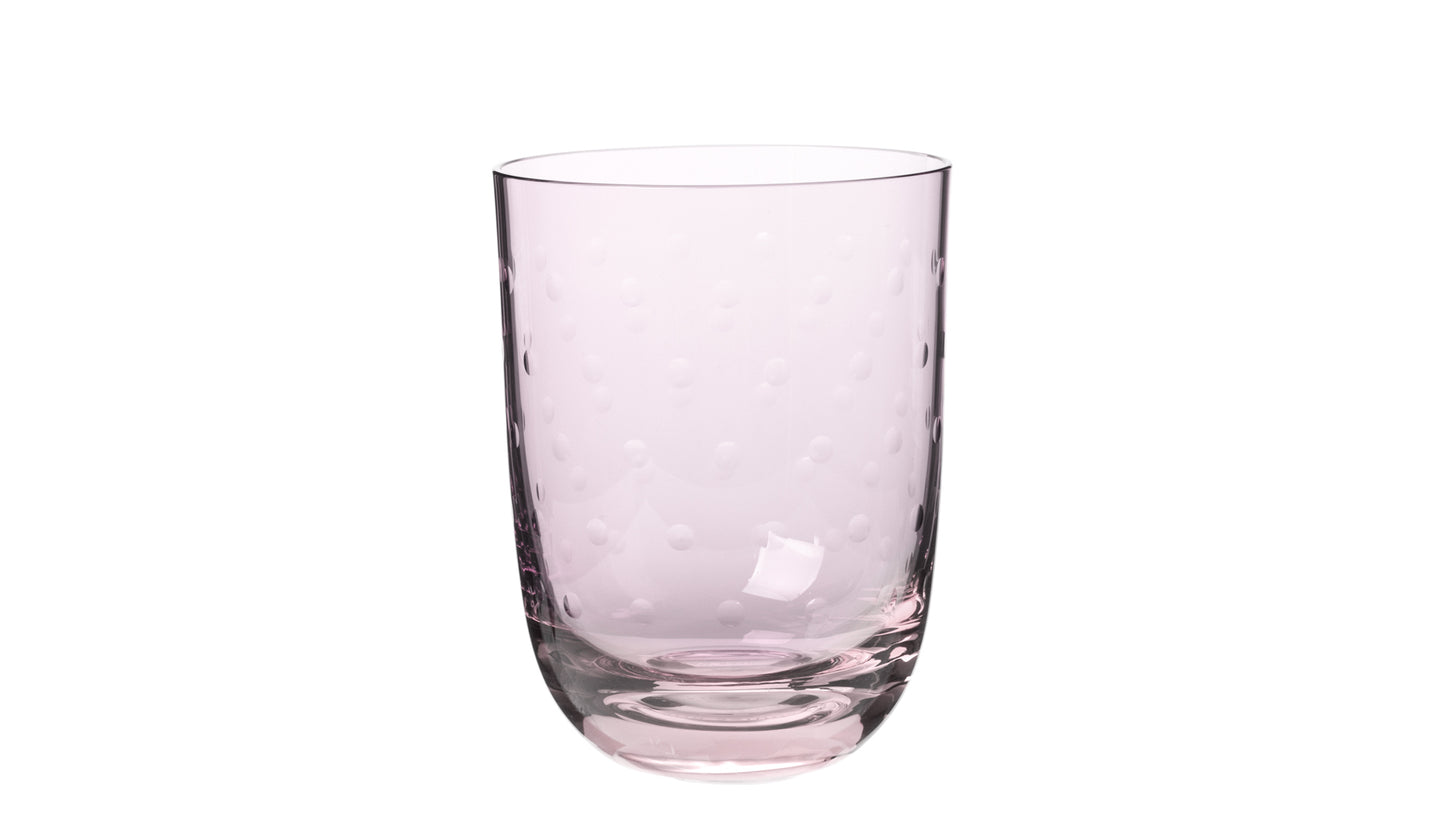 Louise Roe Crystal Soda Glas | Rose