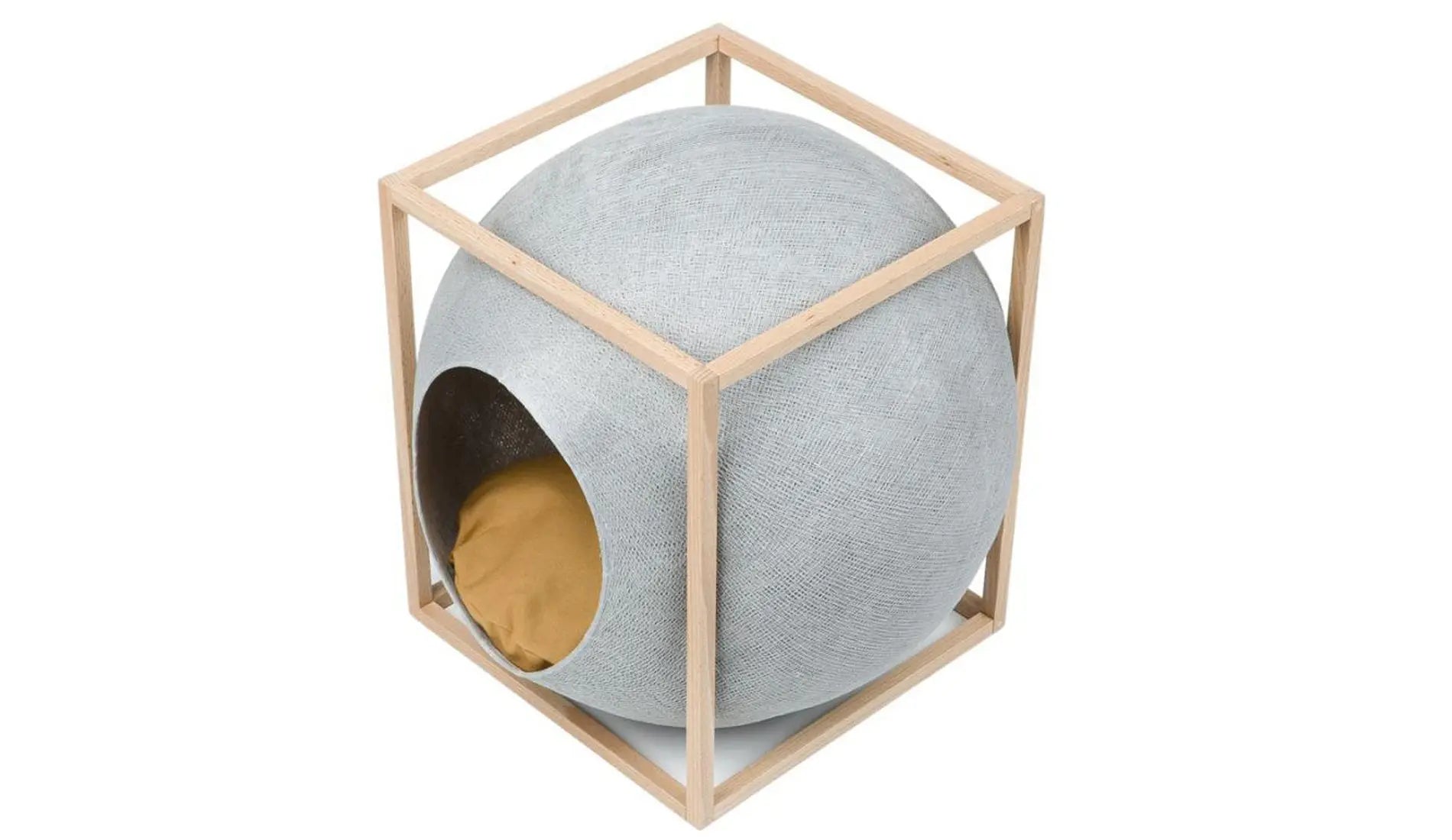 meyou the cube light grey wood camel