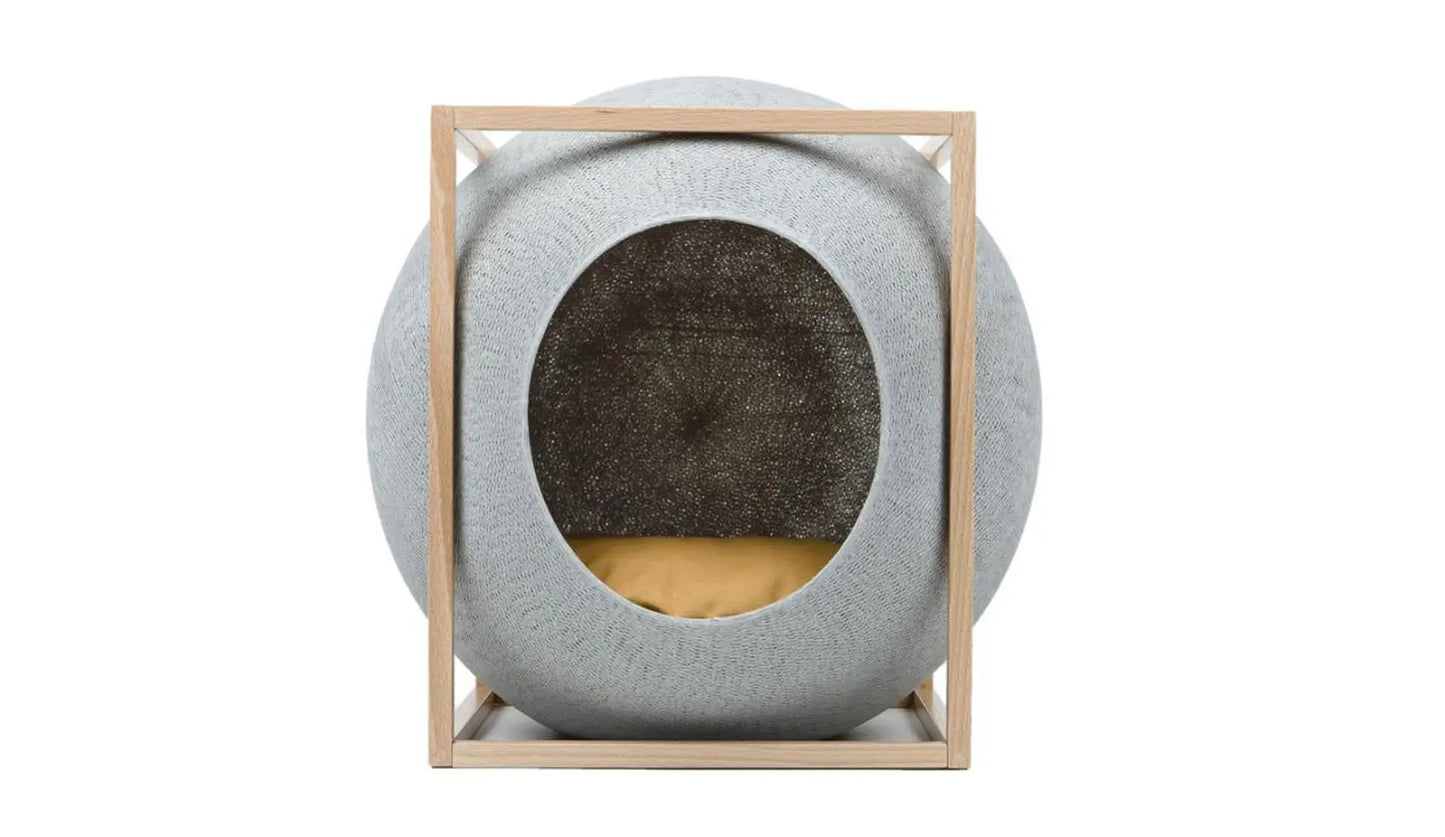 meyou the cube light grey wood camel