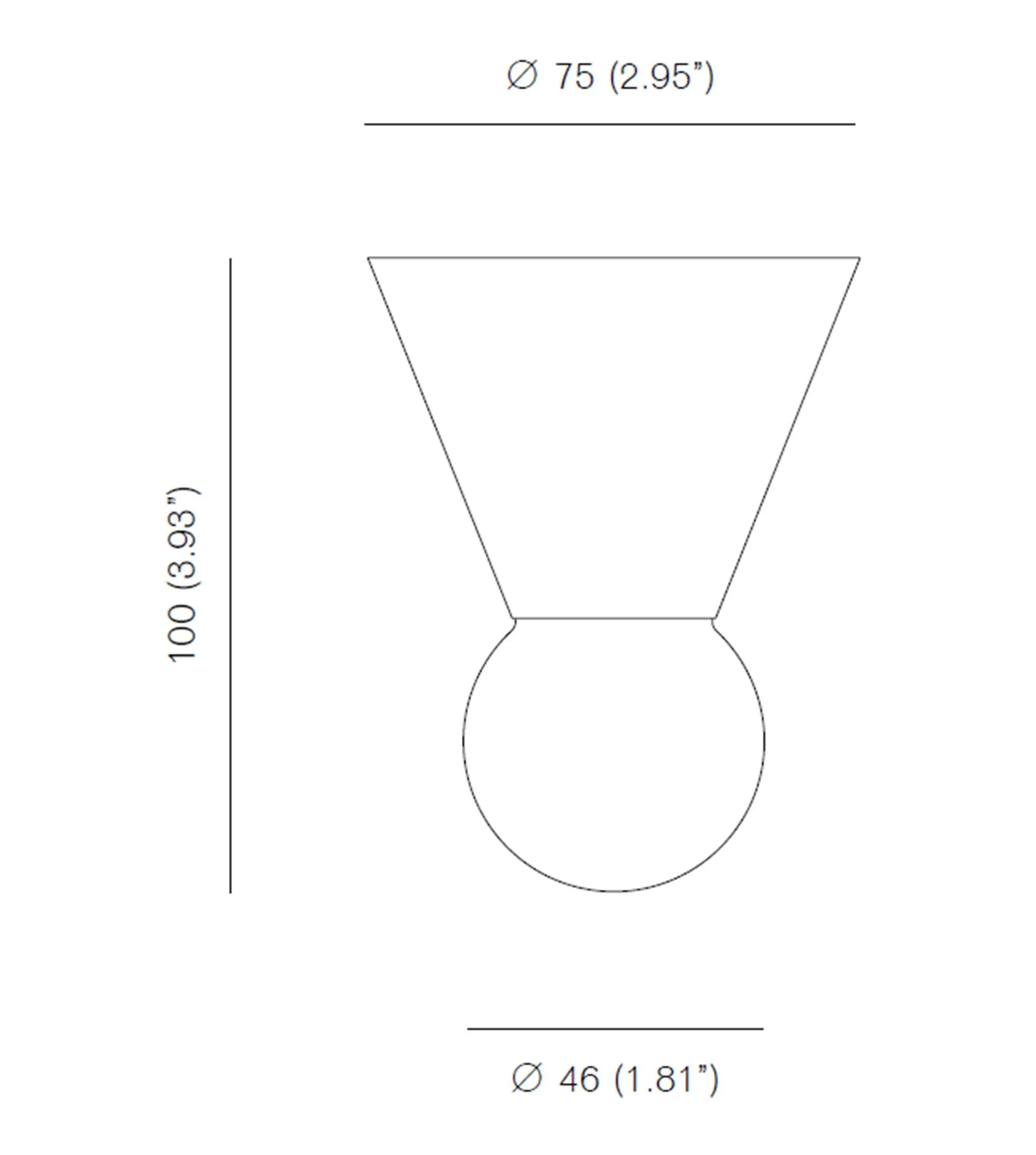 Michael Anastassiades Cone Sketch