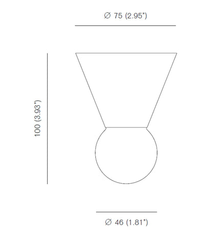 Michael Anastassiades Cone Sketch