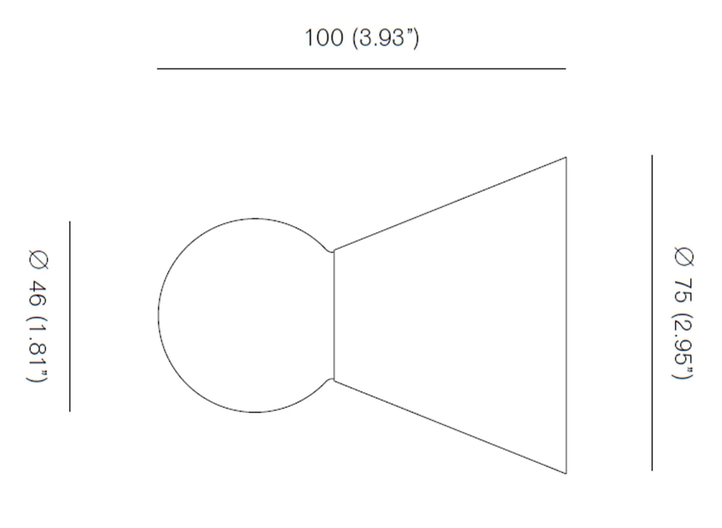 Michael Anastassiades Cone Sketch