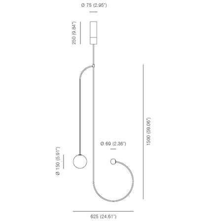 michael anastassiades mobile chandelier 11 sketch