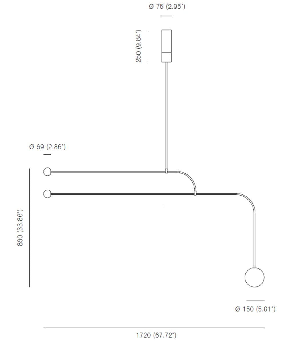 michael anastassiades mobile chandelier 12 sketch