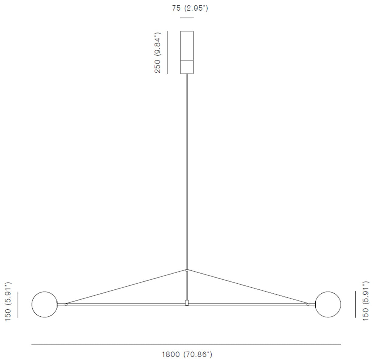 michael anastassiades mobile chandelier 2 sketch