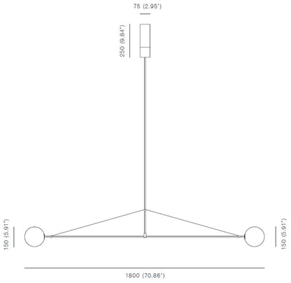 michael anastassiades mobile chandelier 2 sketch