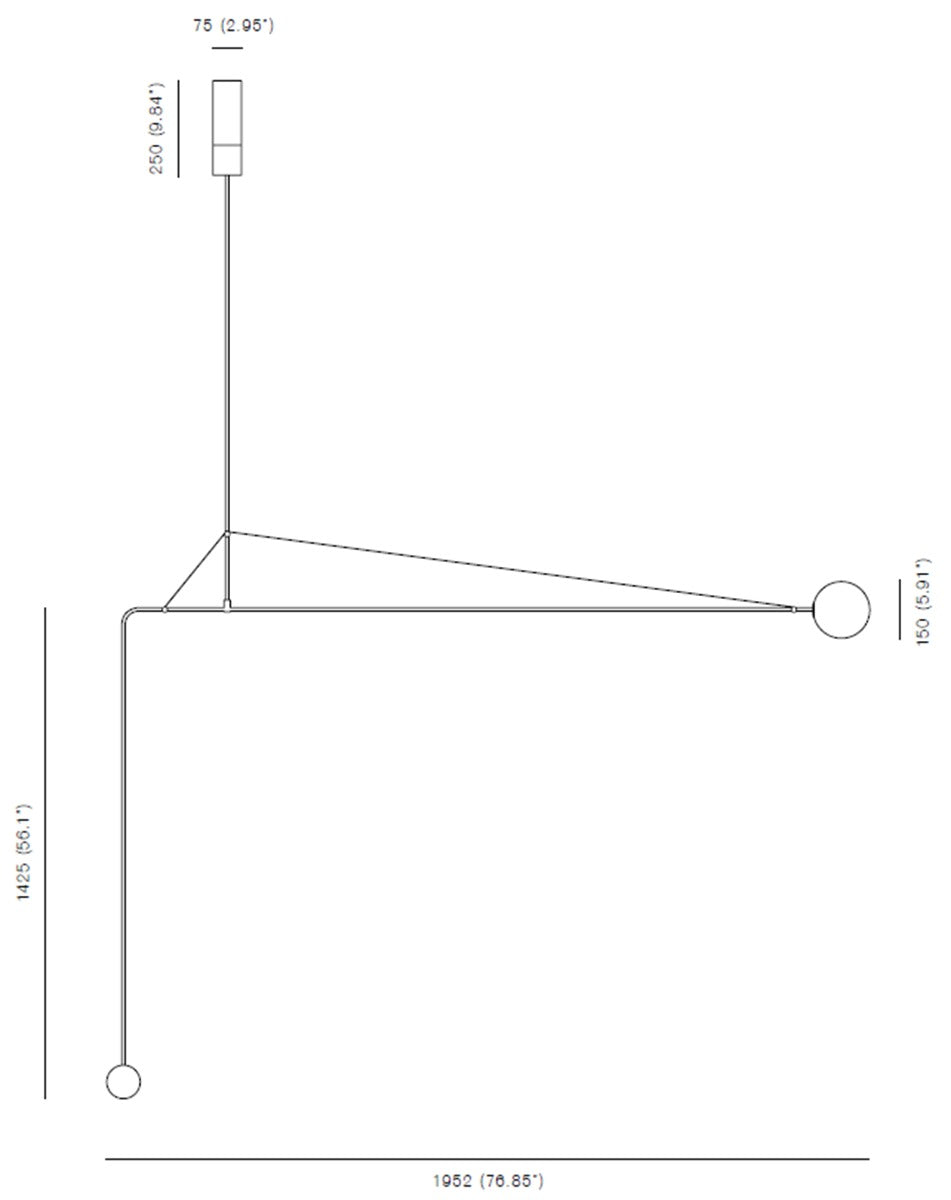 michael anastassiades mobile chandelier 4 sketch