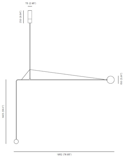 michael anastassiades mobile chandelier 4 sketch