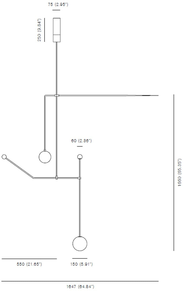 michael anastassiades mobile chandelier 6 sketch