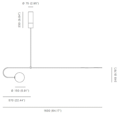 michael anastassiades mobile chandelier 8 sketch