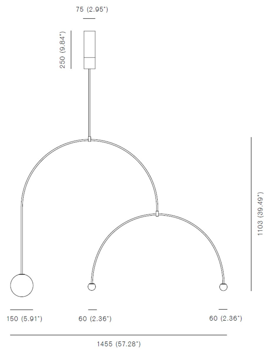 michael anastassiades mobile chandelier 9 sketch