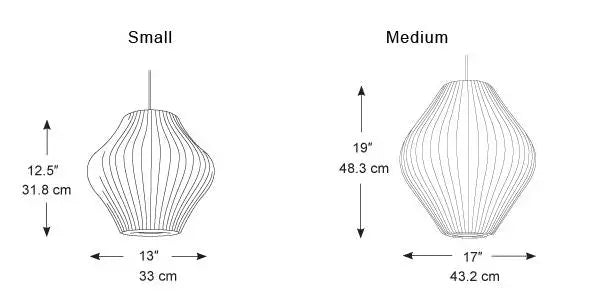 Modernica Bubble Lamp Pear Skizze