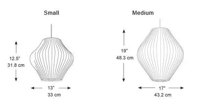 Modernica Bubble Lamp Pear Skizze