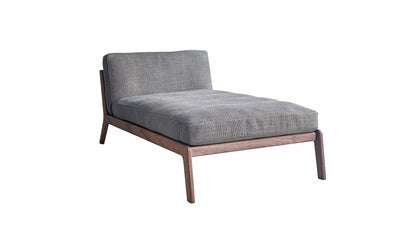 MORE SOVA Chaiselongue | Loop hellgrau