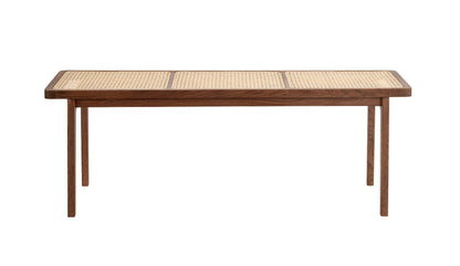 norr11 le roi bench dark smoked oak nature