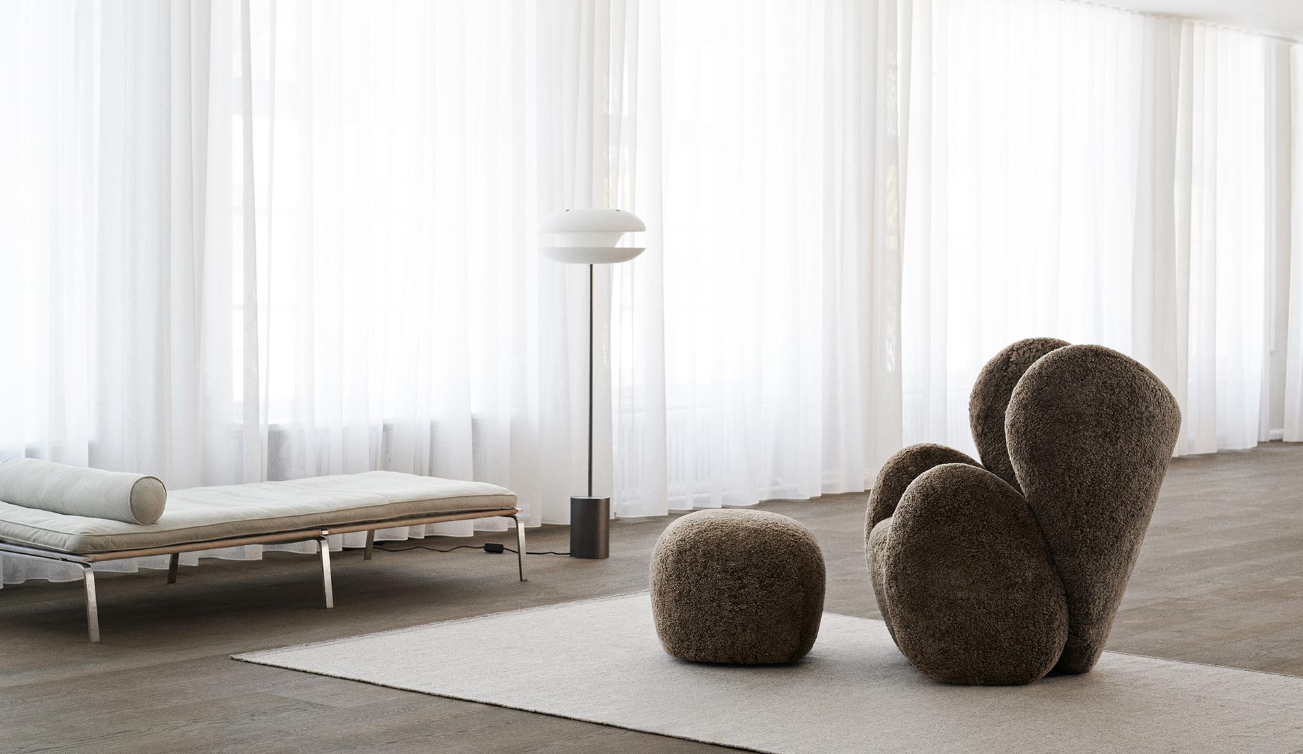 NORR11 Little Big Chair - Pouf | Schafffell Mood 02