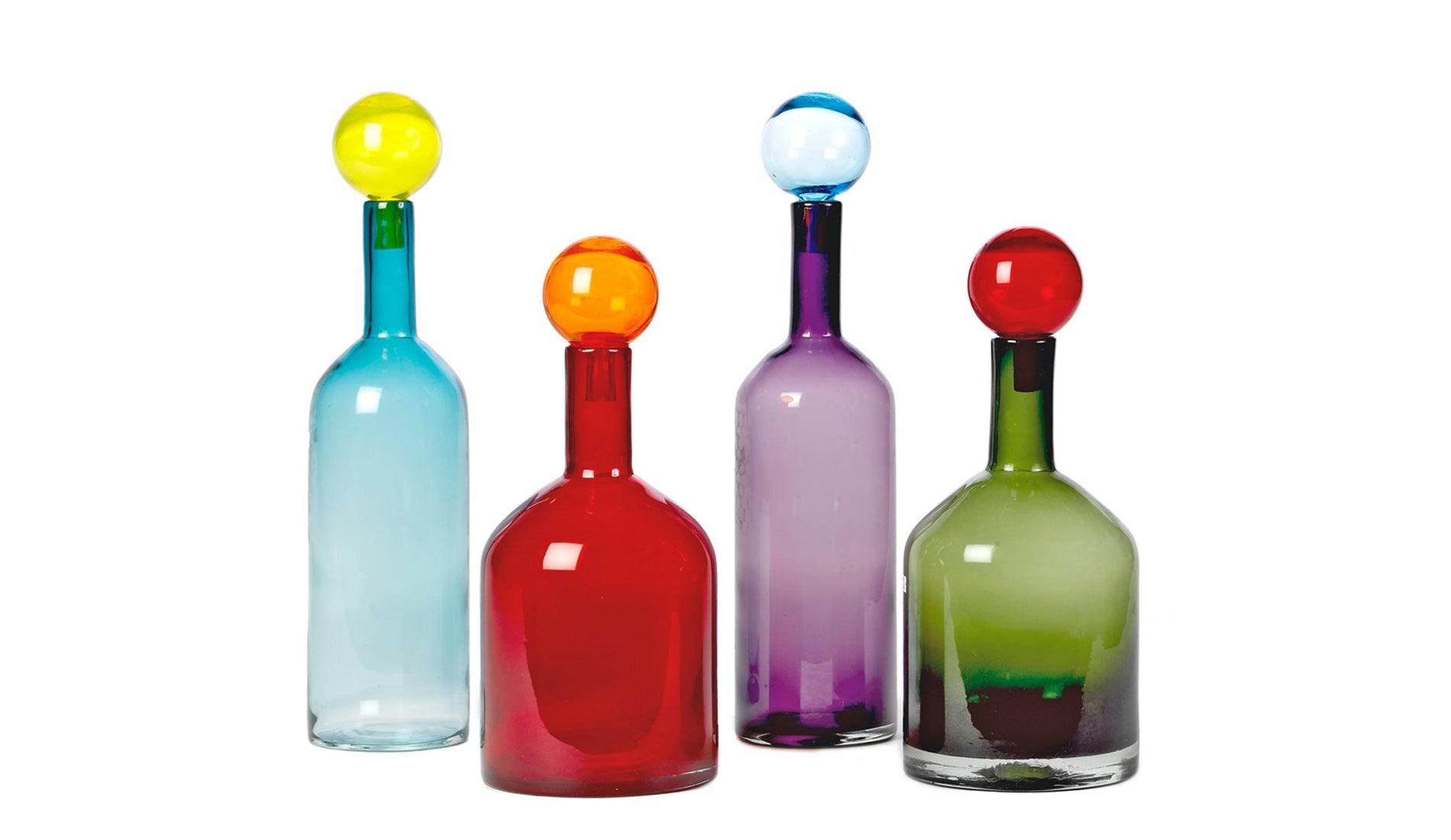 Pols Potten Bubbles & bottles multi mix Flaschen | 4er Set