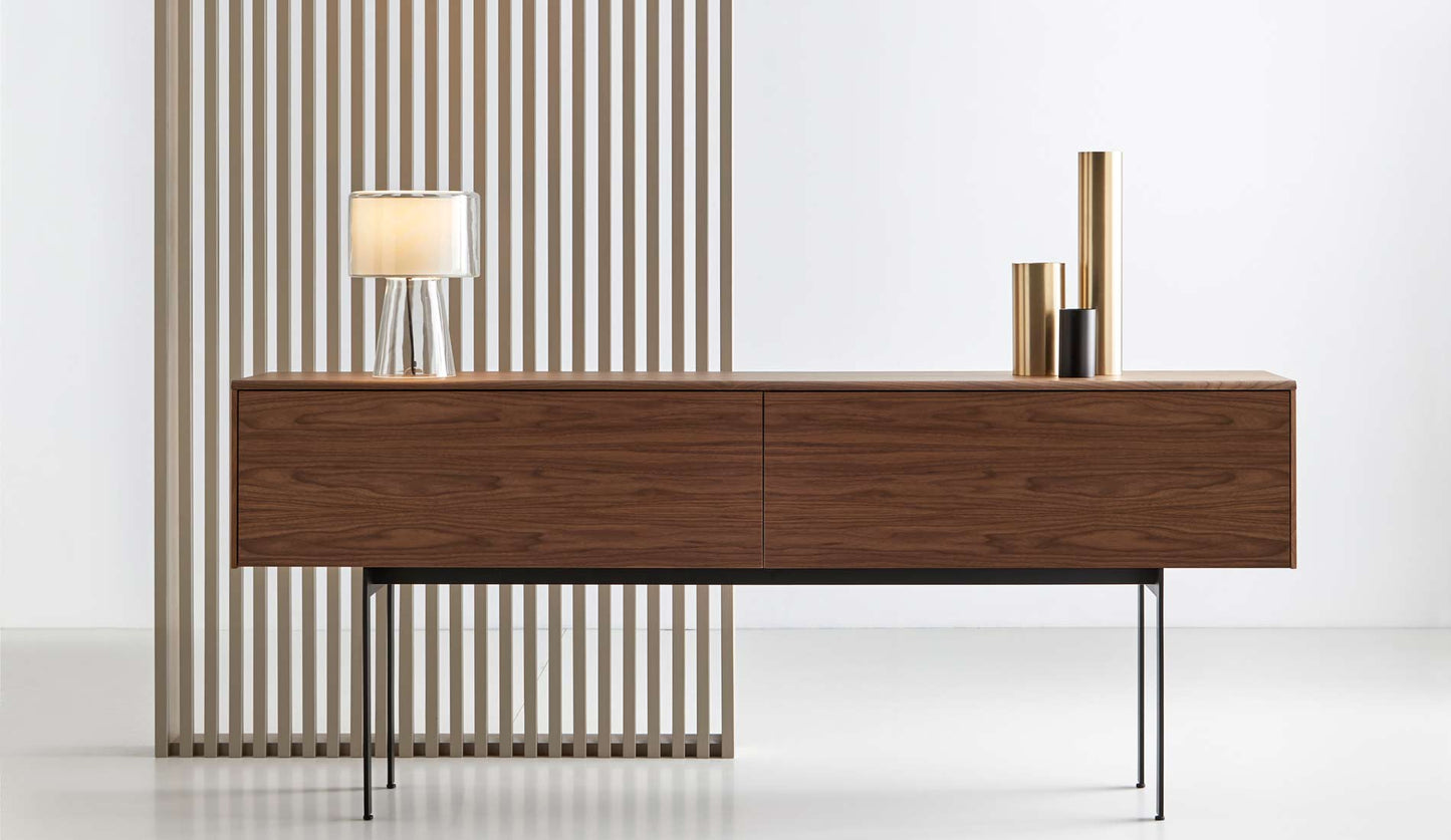 Punt Malmö MLM412 Sideboard | Walnut + Top Bronze