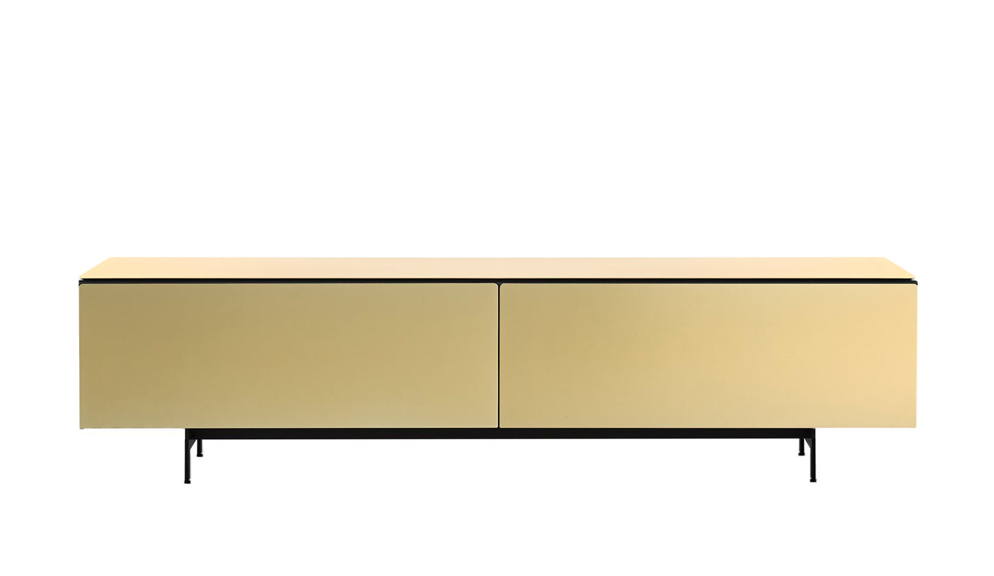 Punt Malmö MLM412 Sideboard | Ebenholzfarben + Full Gold