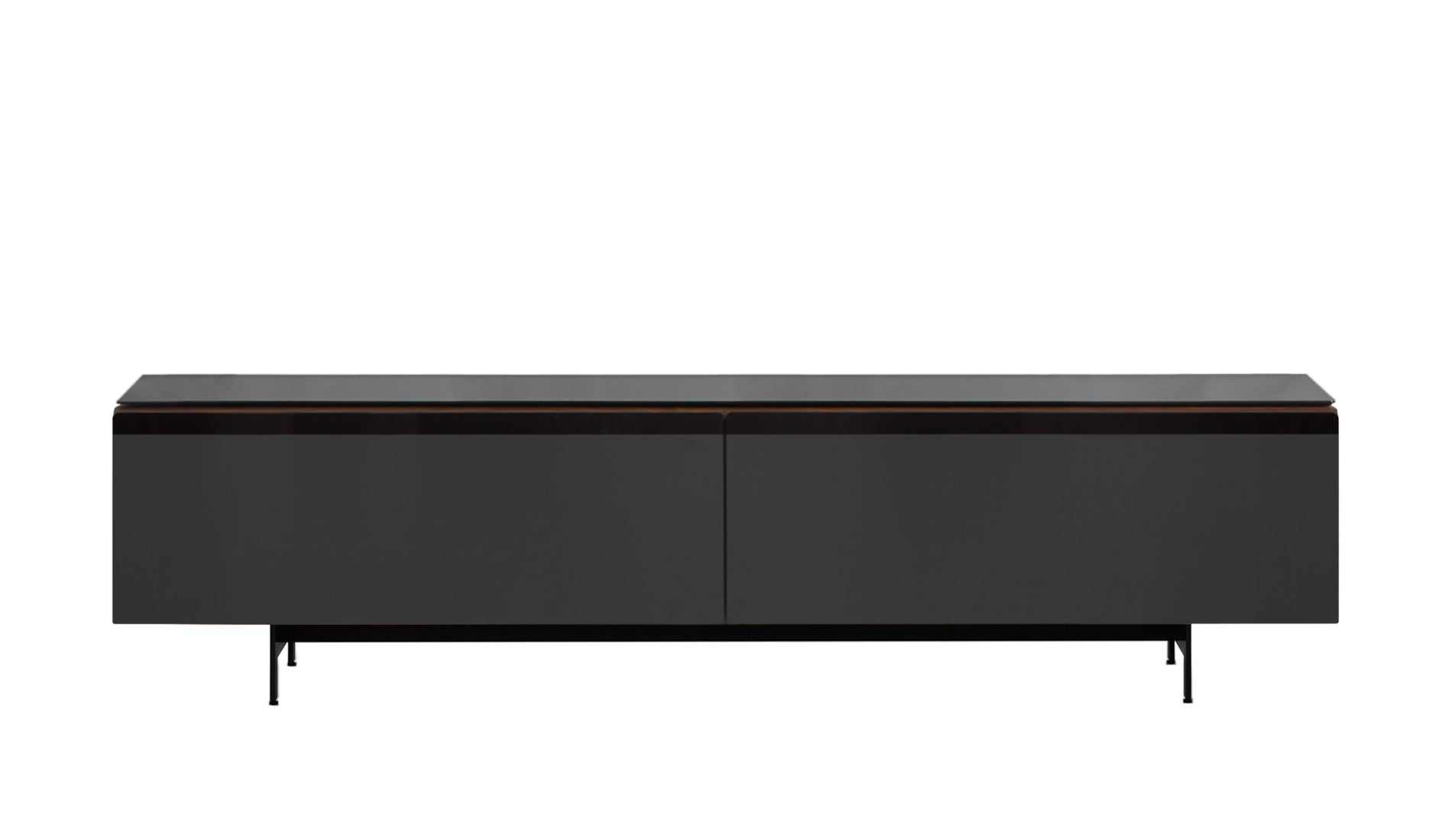 punt malmö mlm412 walnut full black glass h17