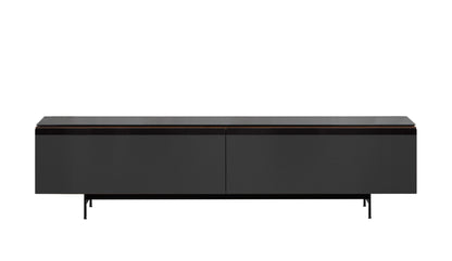 punt malmö mlm412 walnut full black glass h17