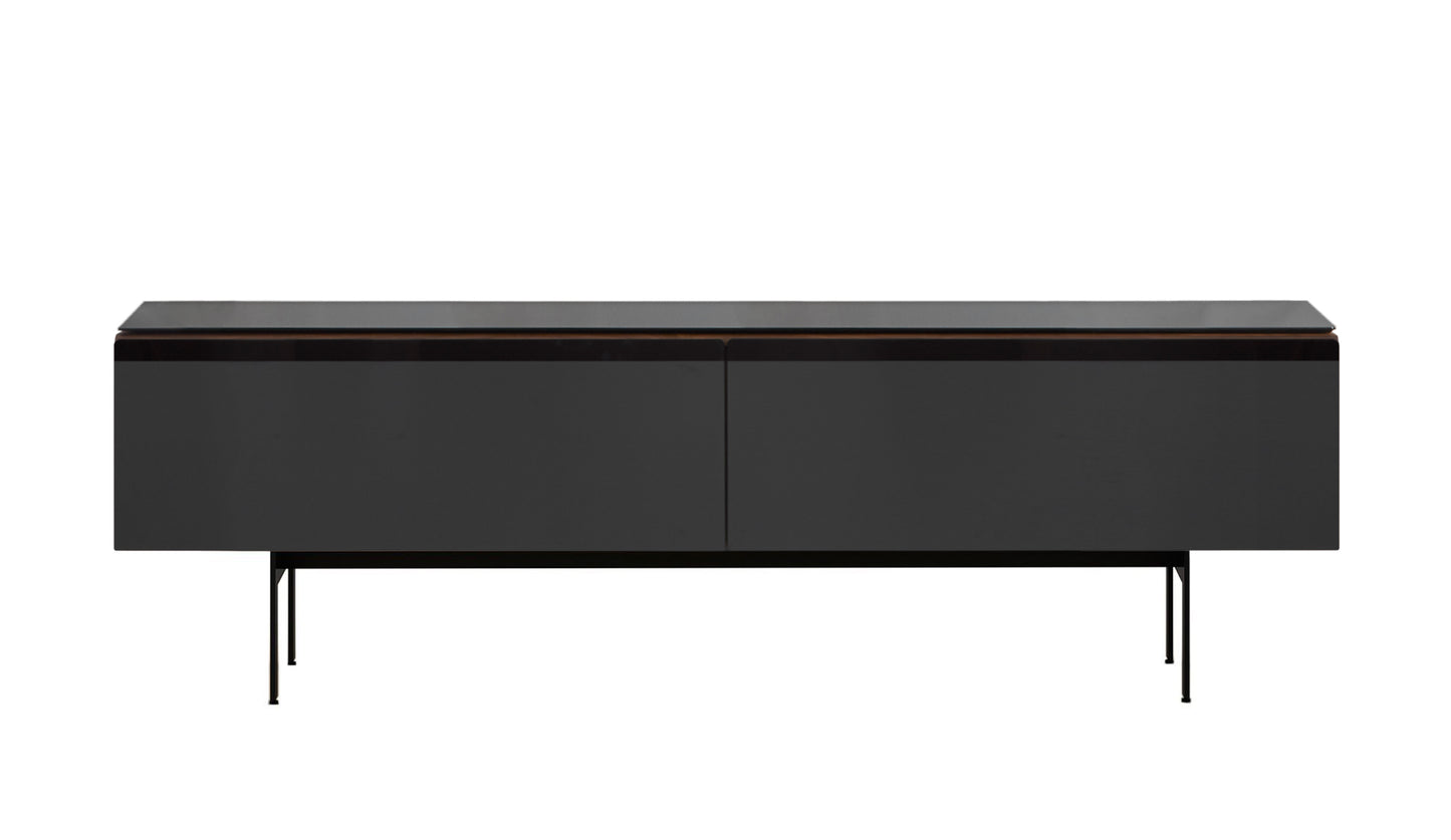 punt malmö mlm412 walnut full black glass h29