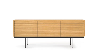 Punt Sussex SSX311Sideboard Eiche supermatt, Schwarz