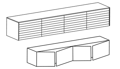 Punt Sussex SSX401 Sideboard Skizze