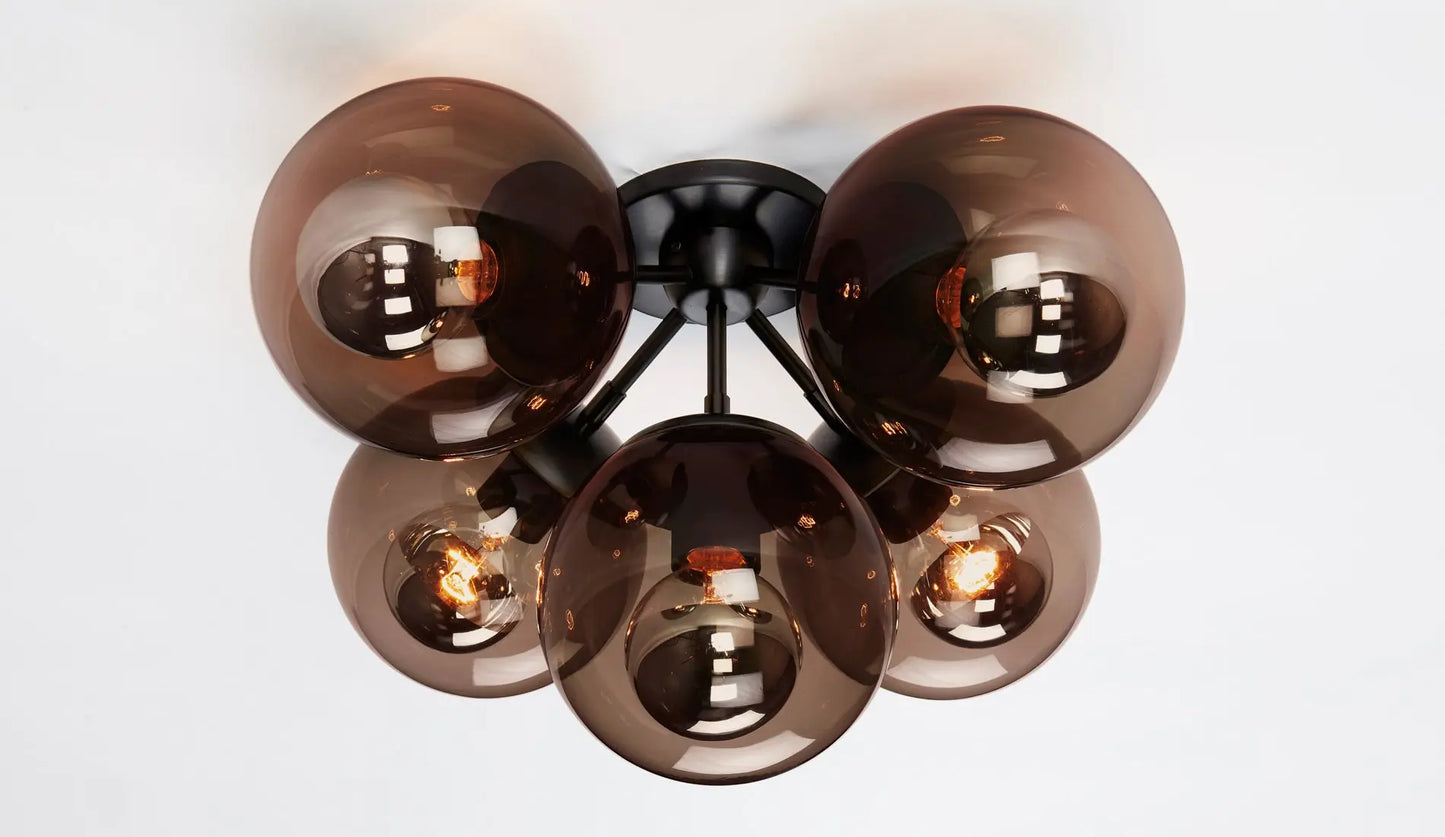 Roll &amp; Hill Modo 5-Globes Ceiling Light