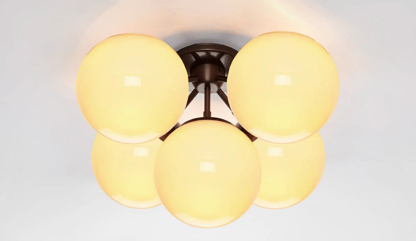 Roll &amp; Hill Modo 5-Globes Ceiling Light