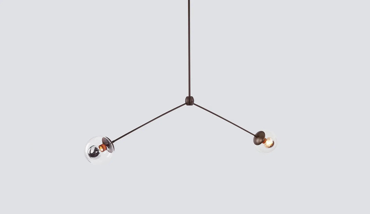 Roll &amp; Hill Modo 2-Globes Pendant Light