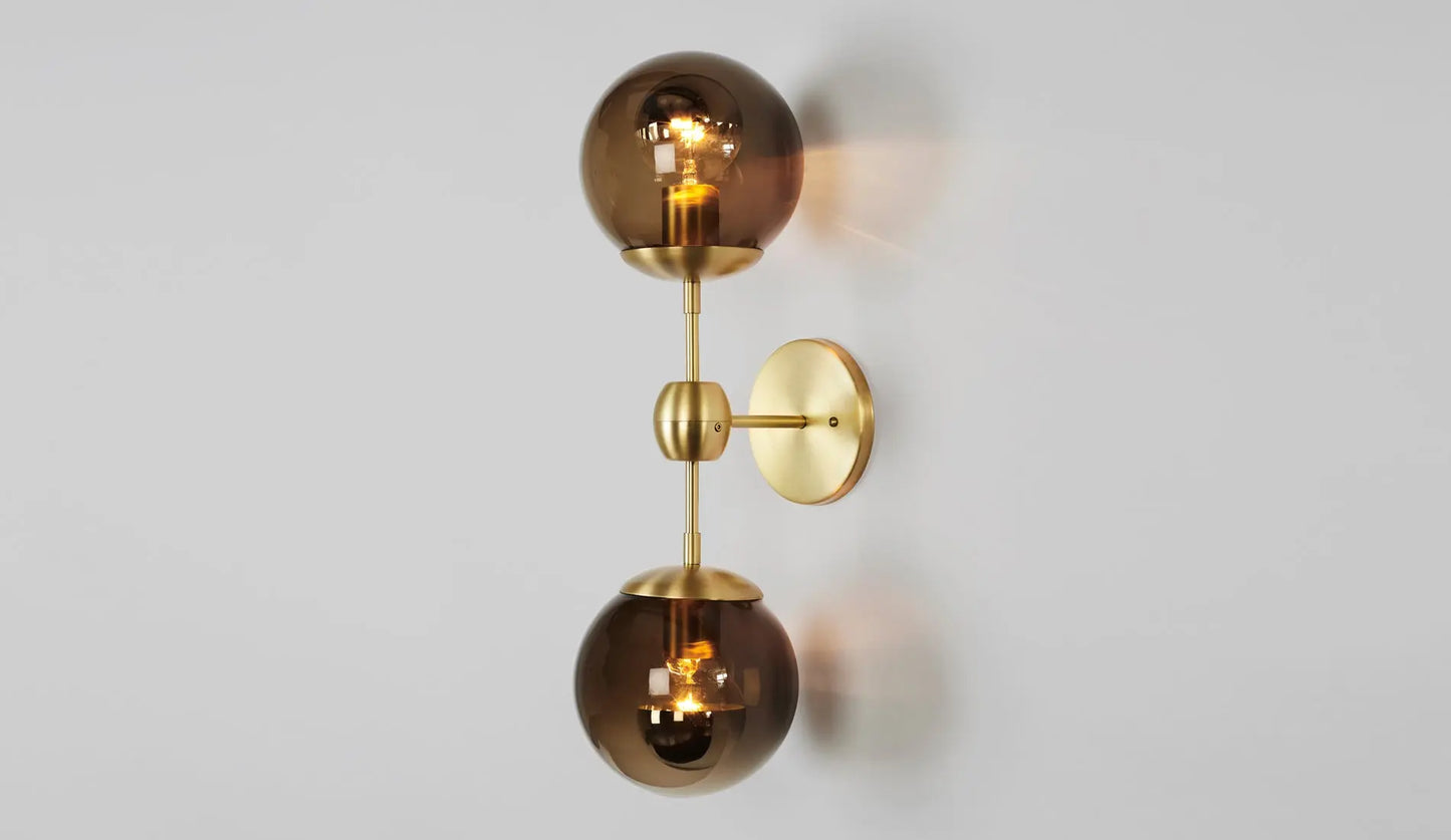 Roll & Hill Modo Sconce 2-Globes Wandleuchte