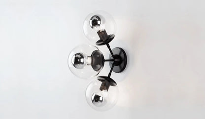 Roll & Hill Modo Sconce 3 Globes 4