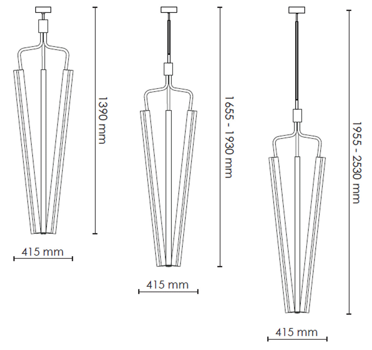 Rubn Angel 3 1000 chandelier sketch