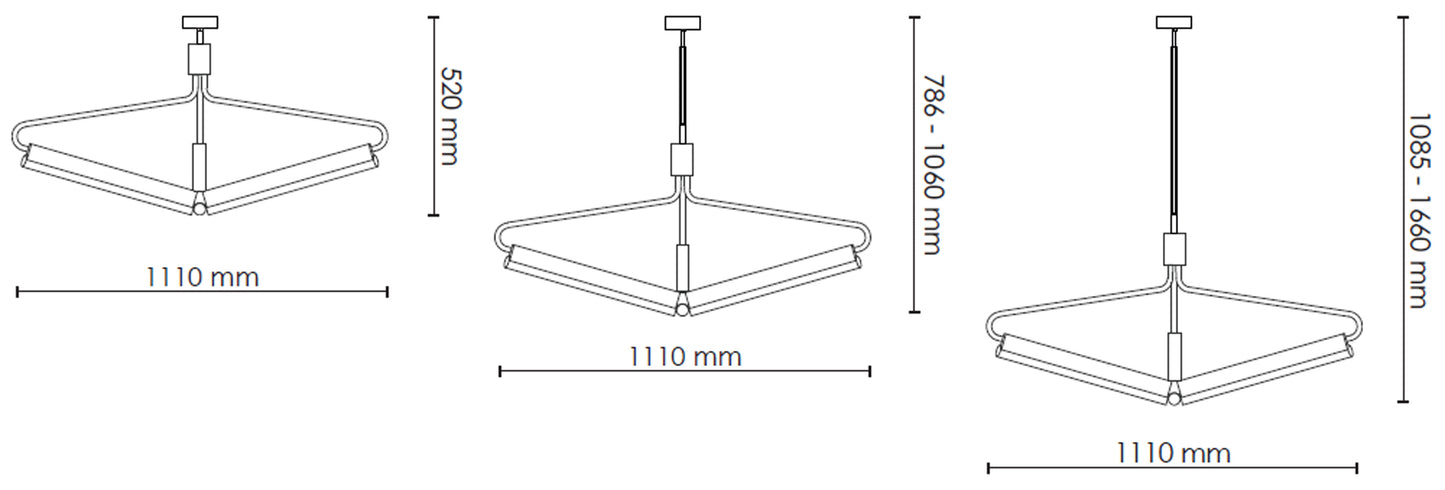 Rubn Angel 3 500 wide chandelier sketch