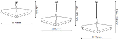 Rubn Angel 3 500 wide chandelier sketch