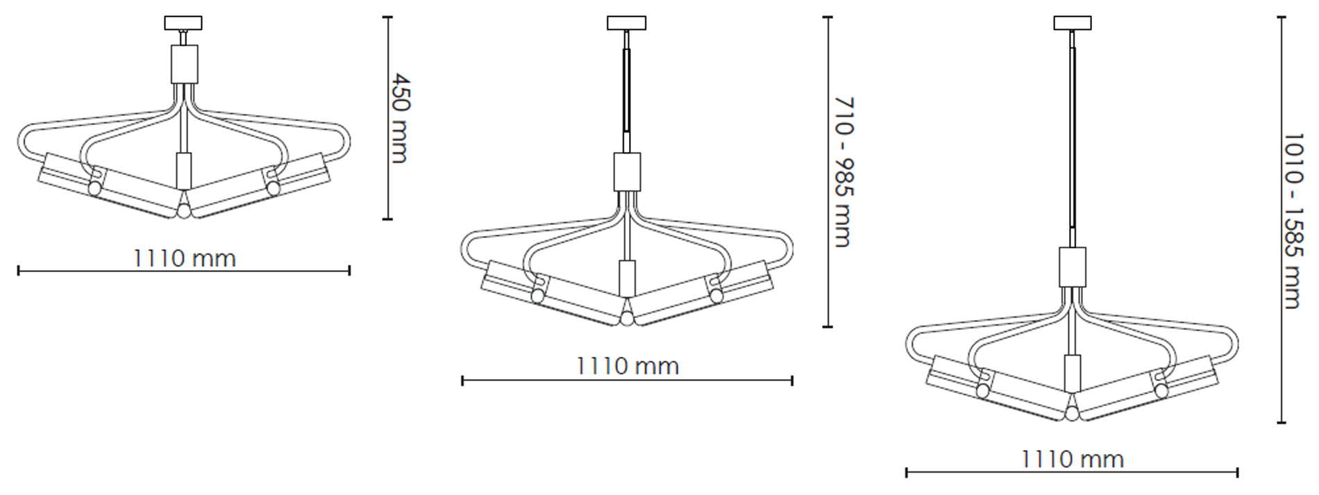 Rubn Angel 5 300 wide chandelier sketch