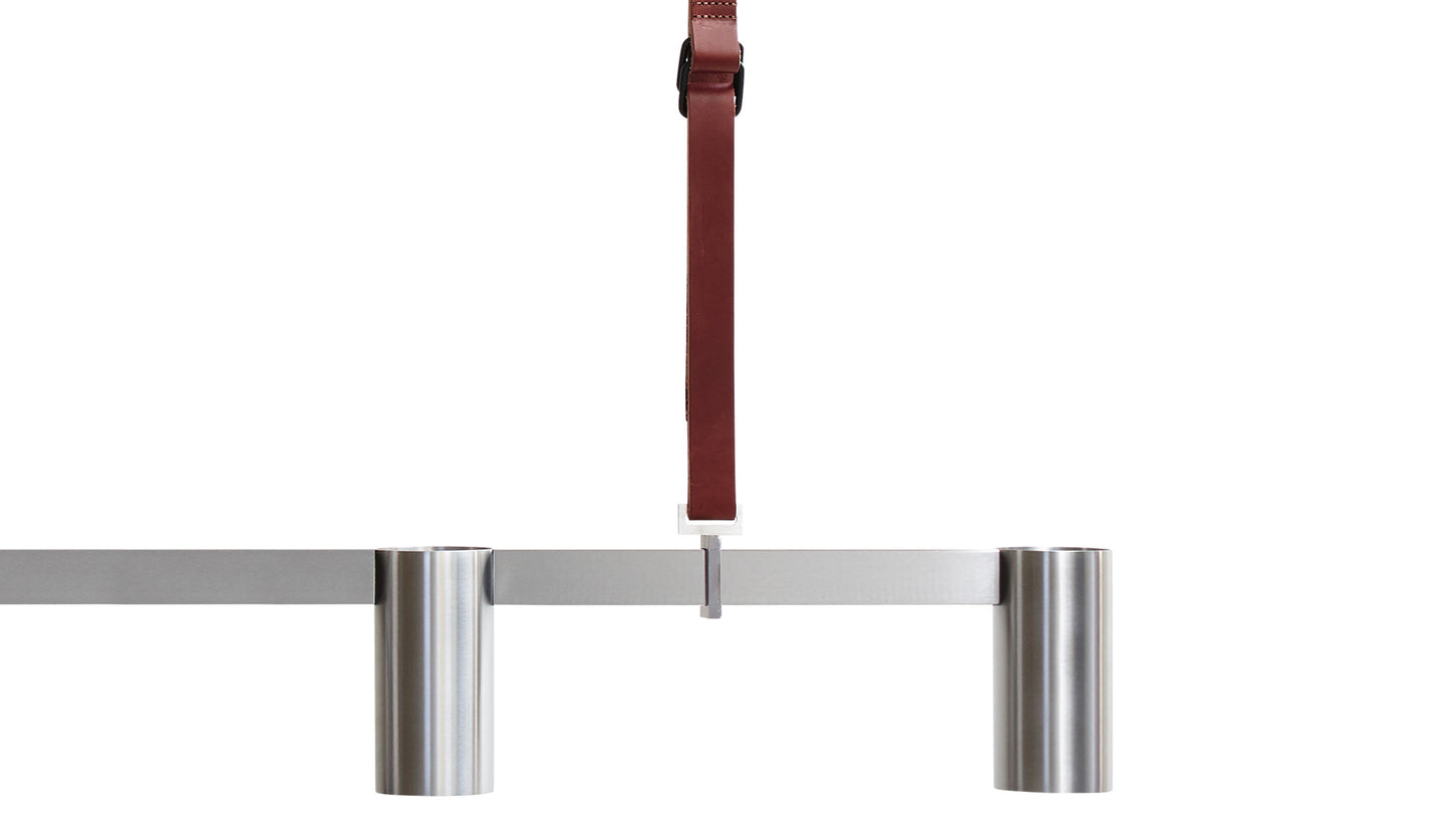 Rubn Long kennedy pendant steel brown