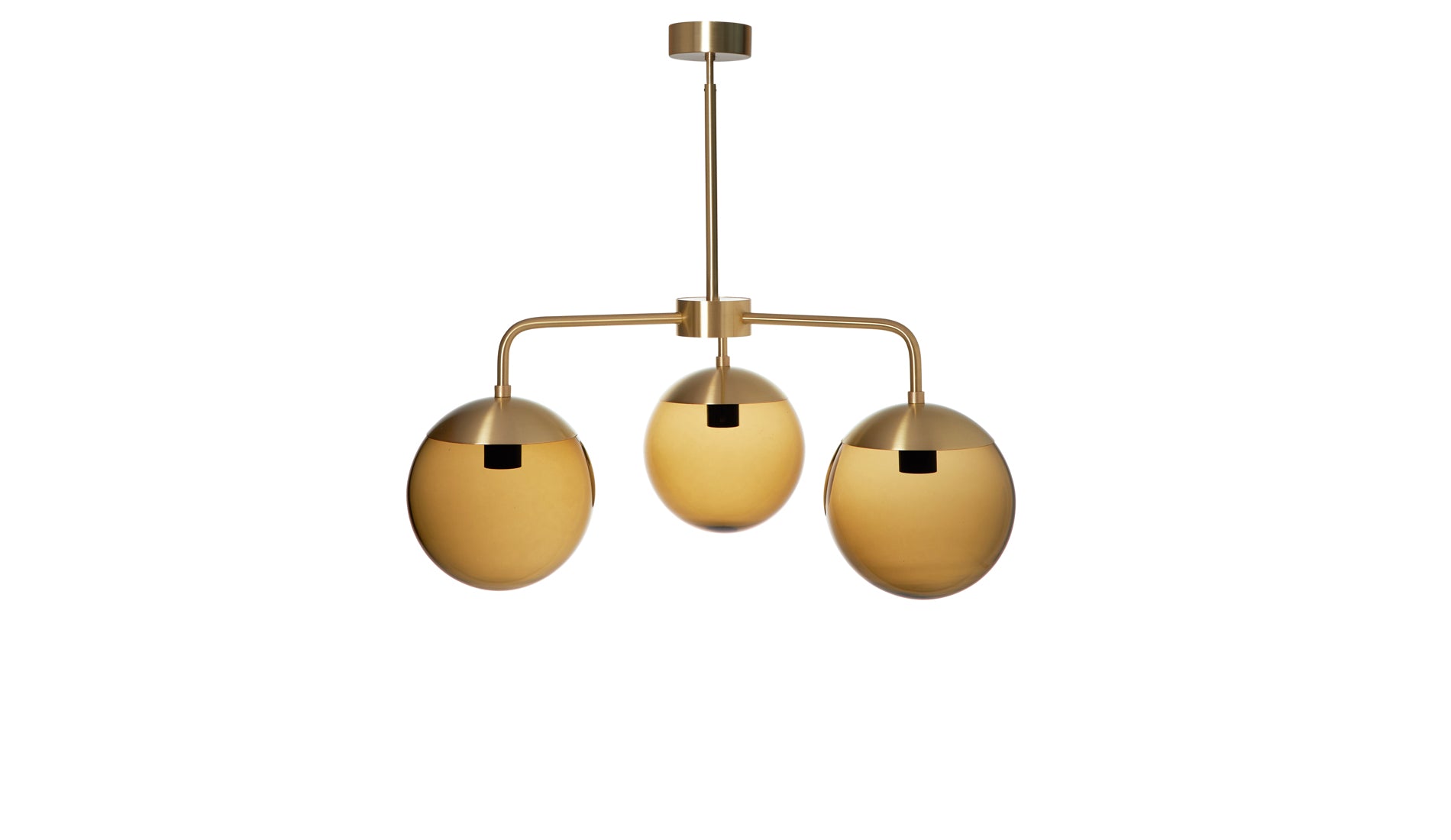 Rubn Lord 3 Chandelier brass brown medium