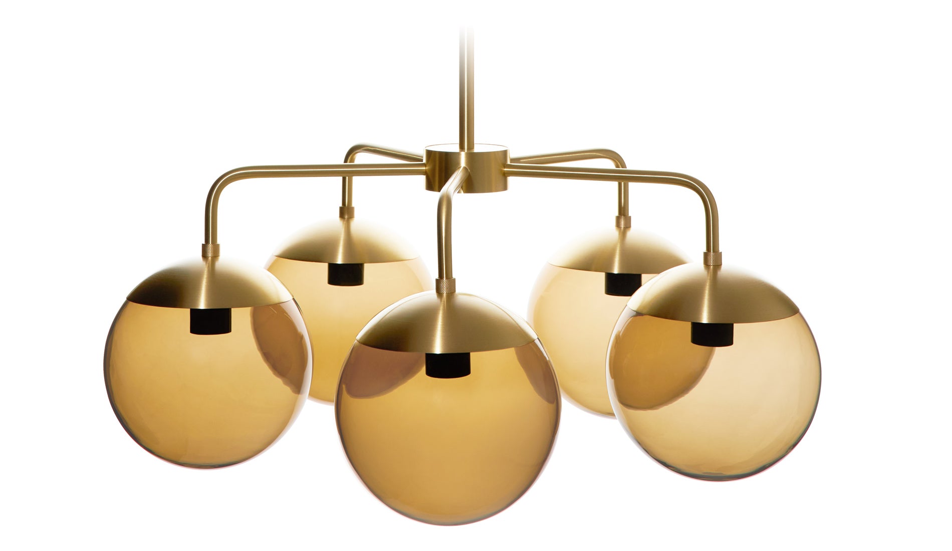 rubn lord 5 chandelier brass brown