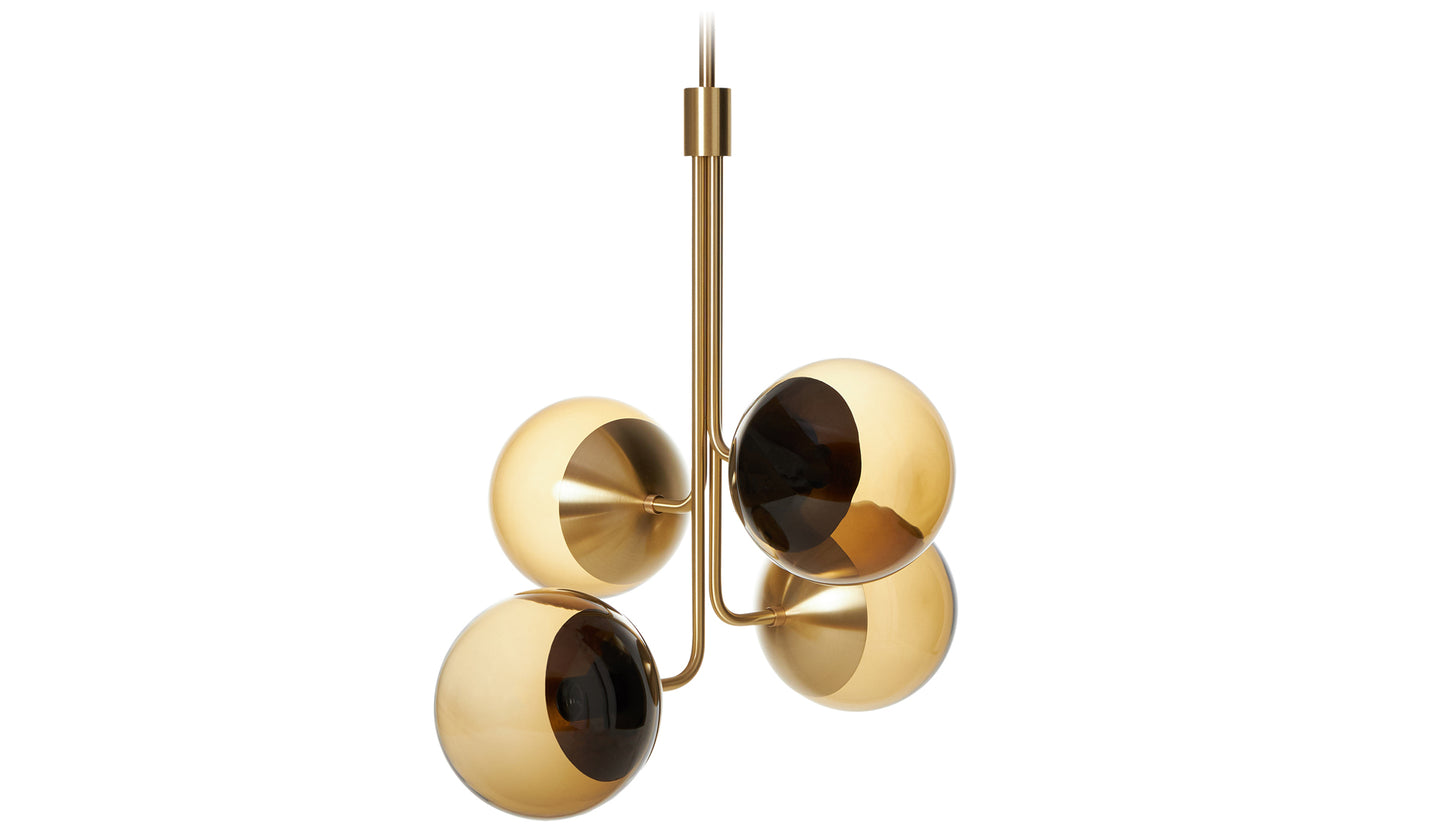 Rubn Lord Bouquet chandelier brass brown