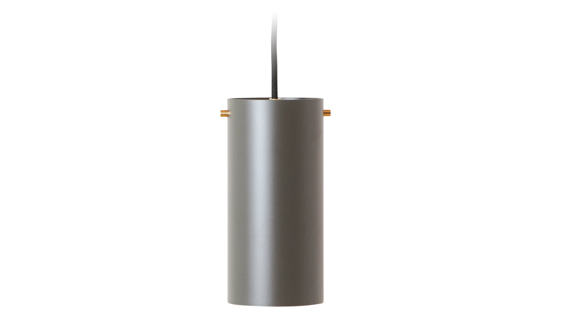 Rubn Volume 1 pendant medium umbra grey brass