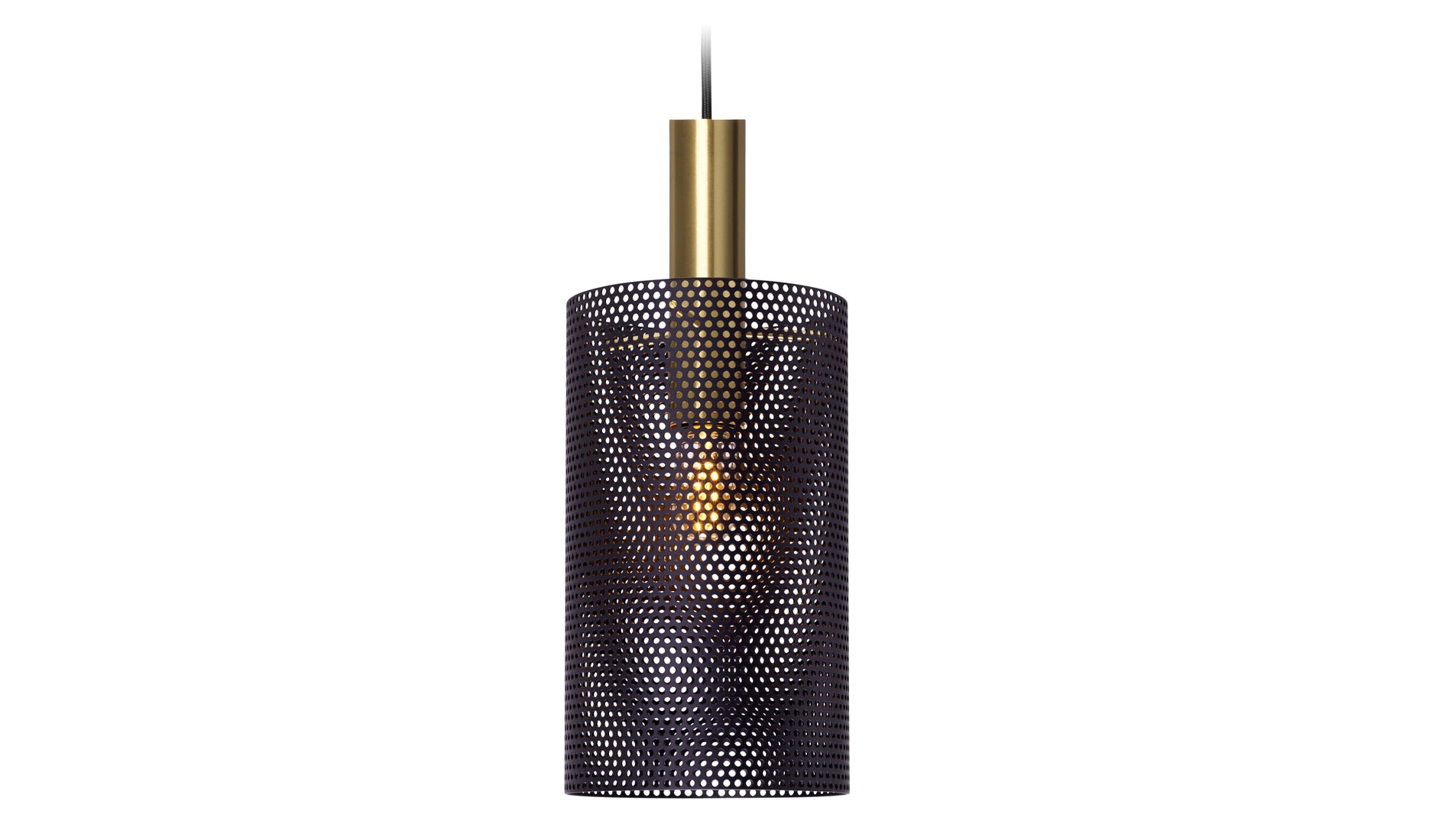 Rubn Vouge Pendant medium black brass