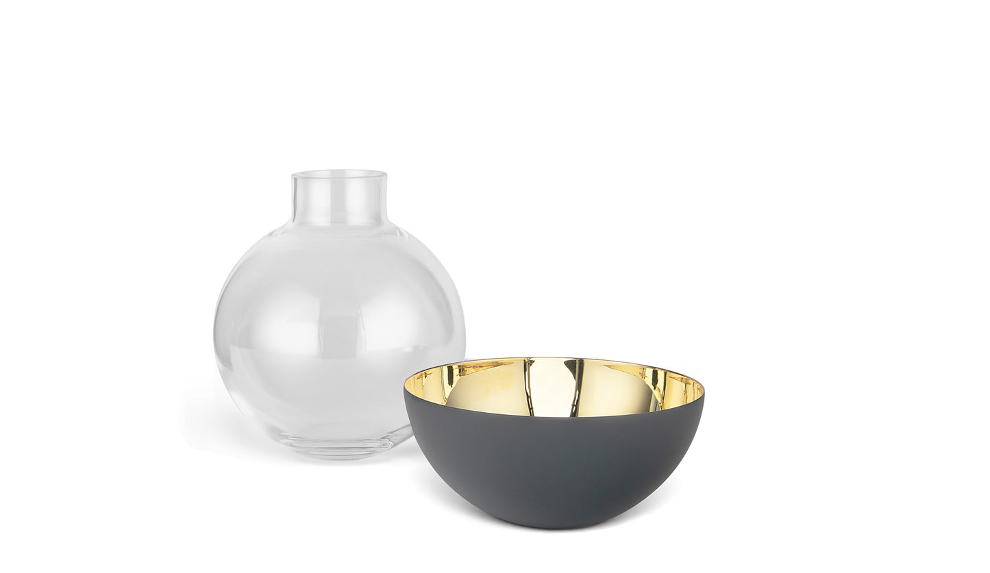 Skultuna Pomme Vase | Grau